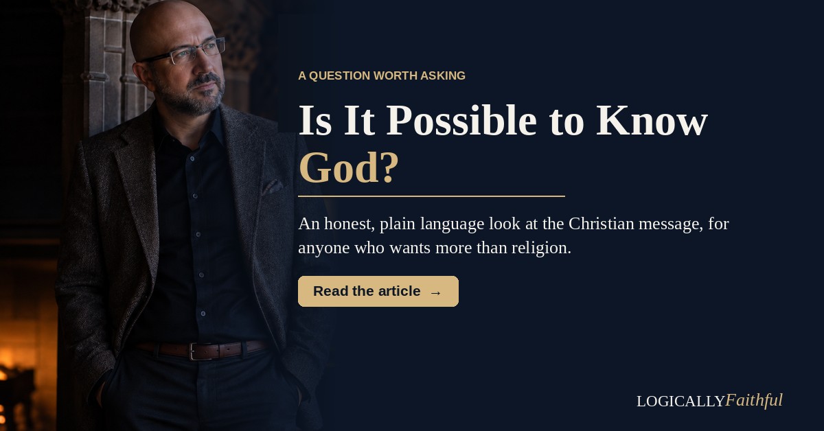 Is it possible to know God? An honest look at the Christian message, Dr. Khaldoun A. Sweis